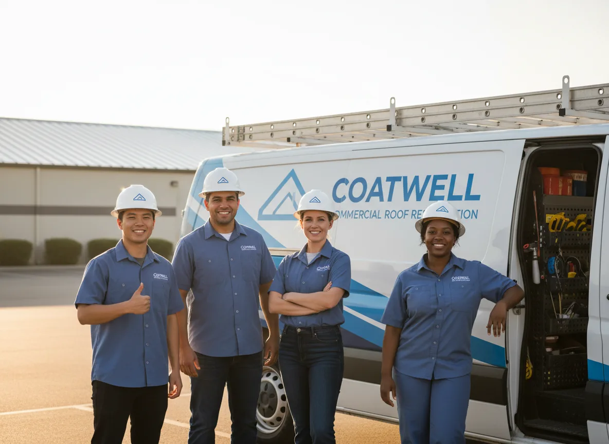 Commercial roof coating company in Grand Mound, IA